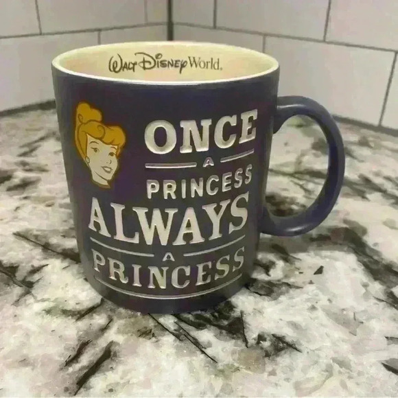 Cinderella Mug Disney Parks “Once A Princess Always A Princess" 16oz - Picture 1 of 4